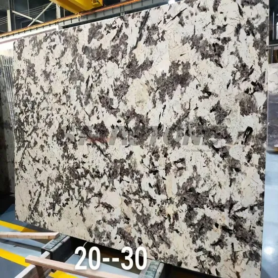 Starstone Natural Stone Marble Slab White and Grey Luxury Stone for Hotel Interior Wall Tiles Floor Decoration 