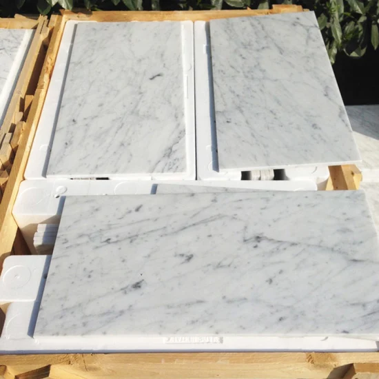Carrara White Marble Floor 30cm or 60cm Marble Wall Stone Tiles 12X12 Bathroom Italian Carrara Bianco White Carrera Marble Tile 