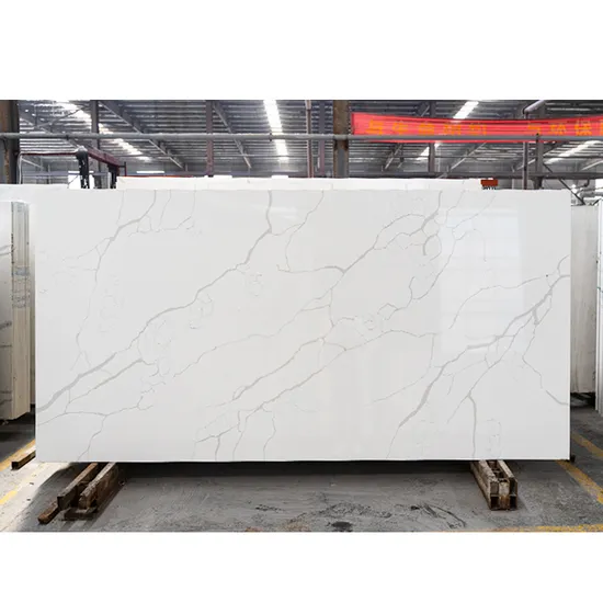 Hot Sale Top Quality Calacatta White Quartz Slab 