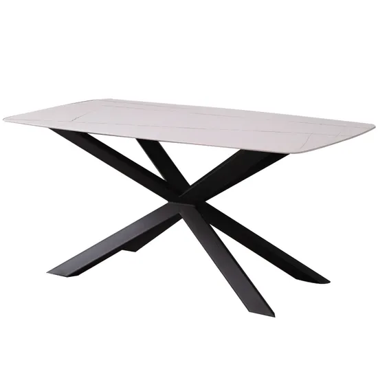 Modern Dining Sintered Stone Top Restaurant Hotel Banquet Apartment Marble Table Furniture 