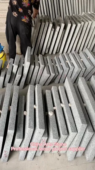 Pangdang White Grey Chinese Natural Granite Pavers Kerb Road Stone Curbstone 