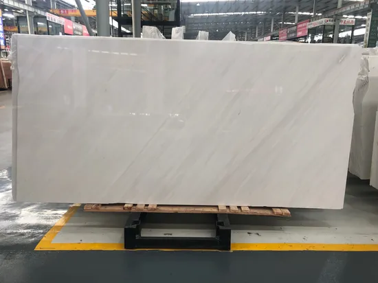 White Sivec Marble Bathroom Vanity Tops 