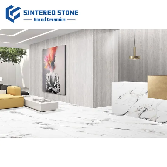 1200*2700*9mm Sintered Stone Tile Wall Slab Matte Stone for Interior Decoration 