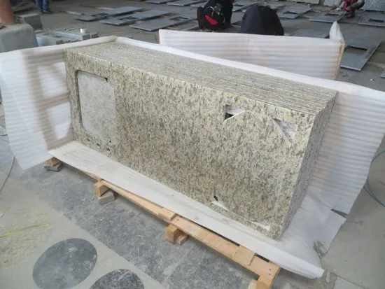 48 Inch Bathroom St Cecilia Granite Single Floating Vanity Top with Integrated Sink 