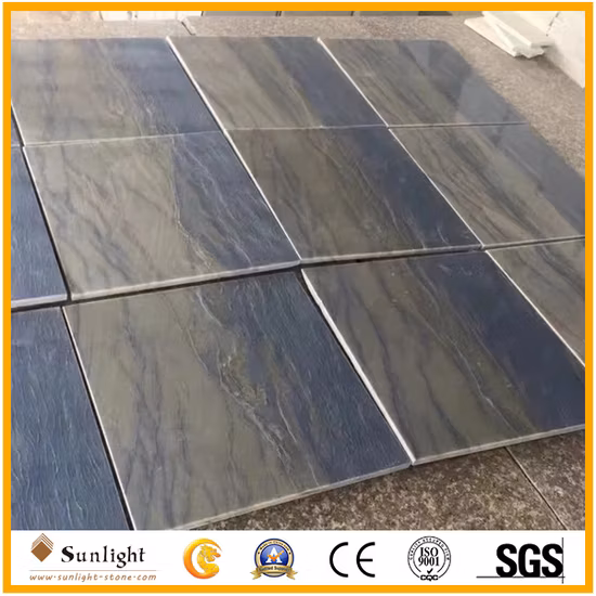 A Grade Hotel Lobby Floor Marble Azul Blue Macaubas Luxury Natural Quartz Stone