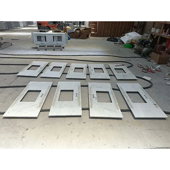 Natural Stone White Carrara Marble Countertop/Bathroom Top/Vanitytop Wholesale Price 