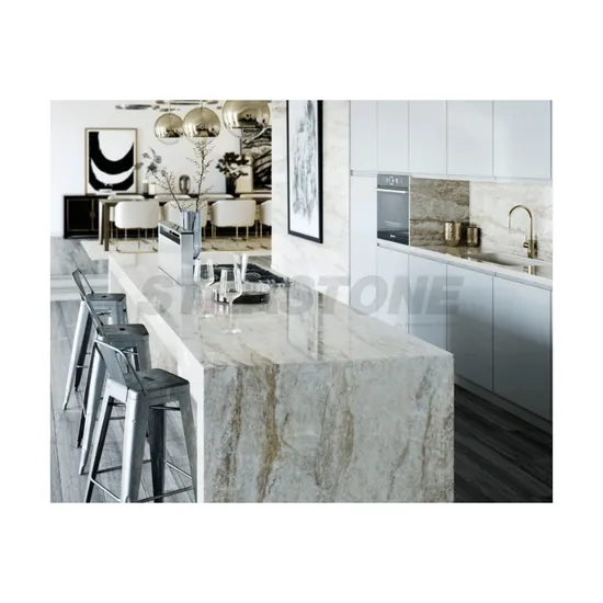 Starstone Top Quality Natural Stone Polished Surface Marble Kitchen Countertop for Home Decoration 