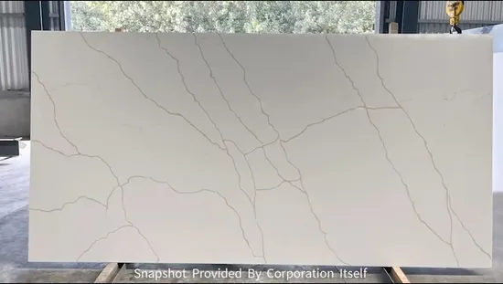 Quartz Stone Kitchen Top Home Decoration Construction Material Black Wihte Panda Calacatta White Quartz Slabs 