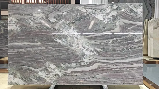Italy Natural Green Marble Slabs Custom Modern Design Waterproof Floor Tiles Wall Panels for Luxury Hotels Villas Marble Home Decor 