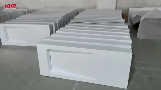Resin Stone Bathroom Vanity Top Marble Vanity Top with Seamless Joint Sink and Wash Basin 
